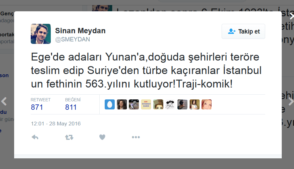 Sinan Meydan Traji Komik Turkish Forum