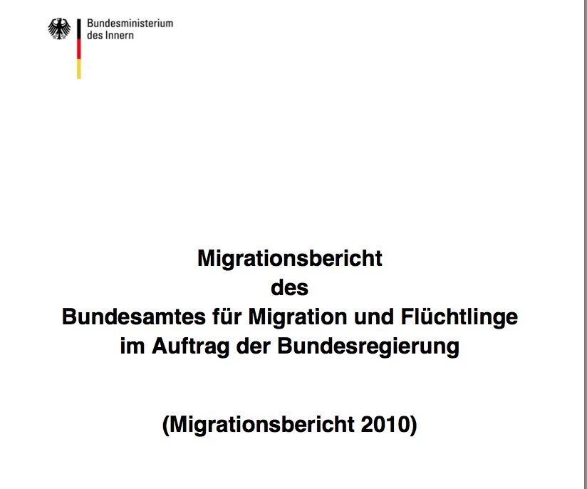 Bundesregierung beschließt Migrationsbericht 2010