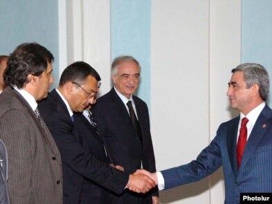 Azeri Delegation Makes Rare Trip To Karabakh