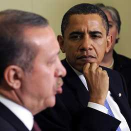     Associated Press     President Barack Obama listens to Turkish Prime Minister Recep Tayyip Erdogan during their 2009 meeting in the Oval Office.