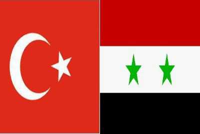 syria turkey flags