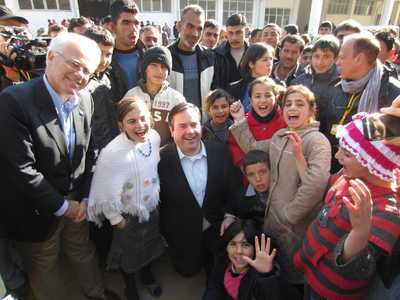 MP takes trip to Turkey, visits refugee camps