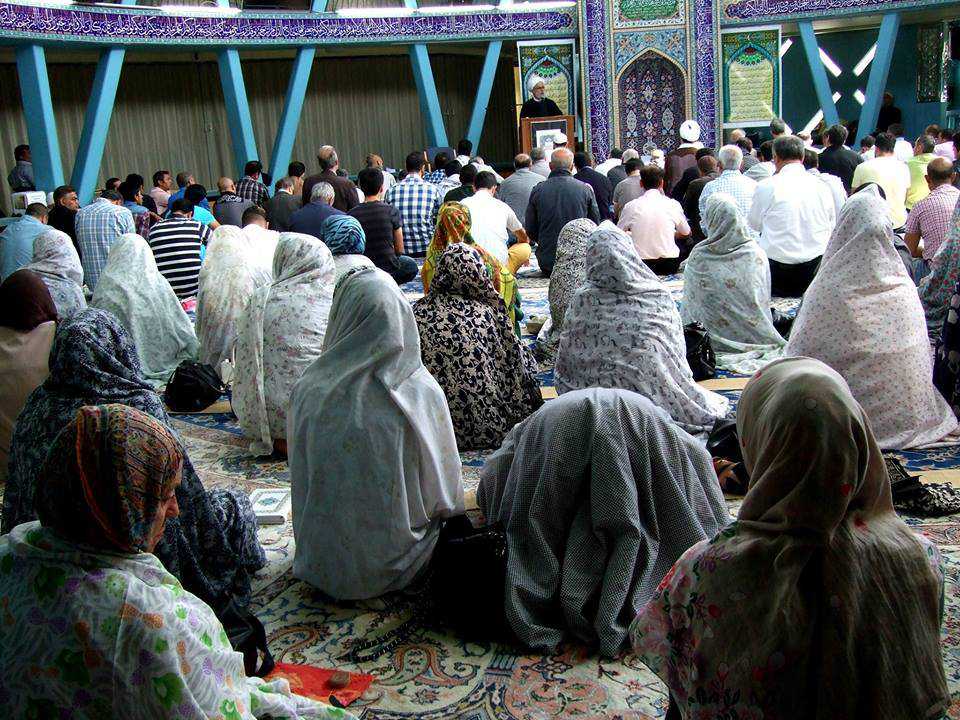 Germany "Men and women at Juma prayers at the Islamic Centre of Hamburg in Germany."  From https://sideentrance.tumblr.com/