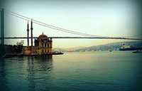 Ortakˆy Mosque and the Bosphorus Bridge