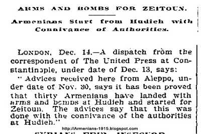 03 NYT December 15 1895 Armenians landed with Arms and Bombs