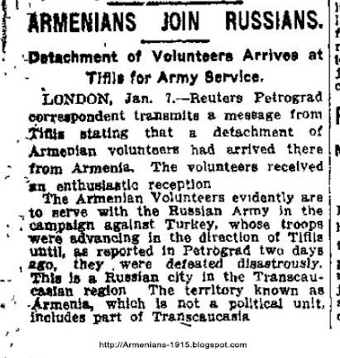 Indianapolis Star The 1915 1 08 Armenians Join Russians Indianapolis Star 1915 1 08