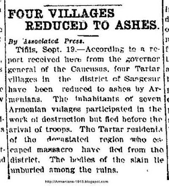 Lima Times Democrat 1906 september 19 Four Villages Reduced To Ashes by Armenians Lima Times Democrat 1906 Sep 19