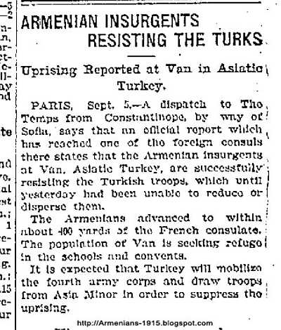 The post standard Syracuse September 6 1904 Armenian Insurgents Uprising in Van