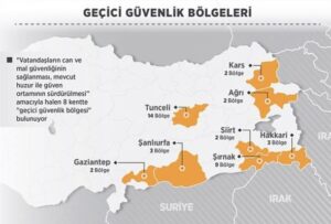 Geçici Güvenlik Bölgesi haritası