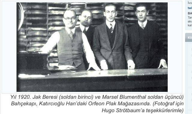 İlk Türk plak fabrikası Orfeon Records ve Blumenthal Ailesi