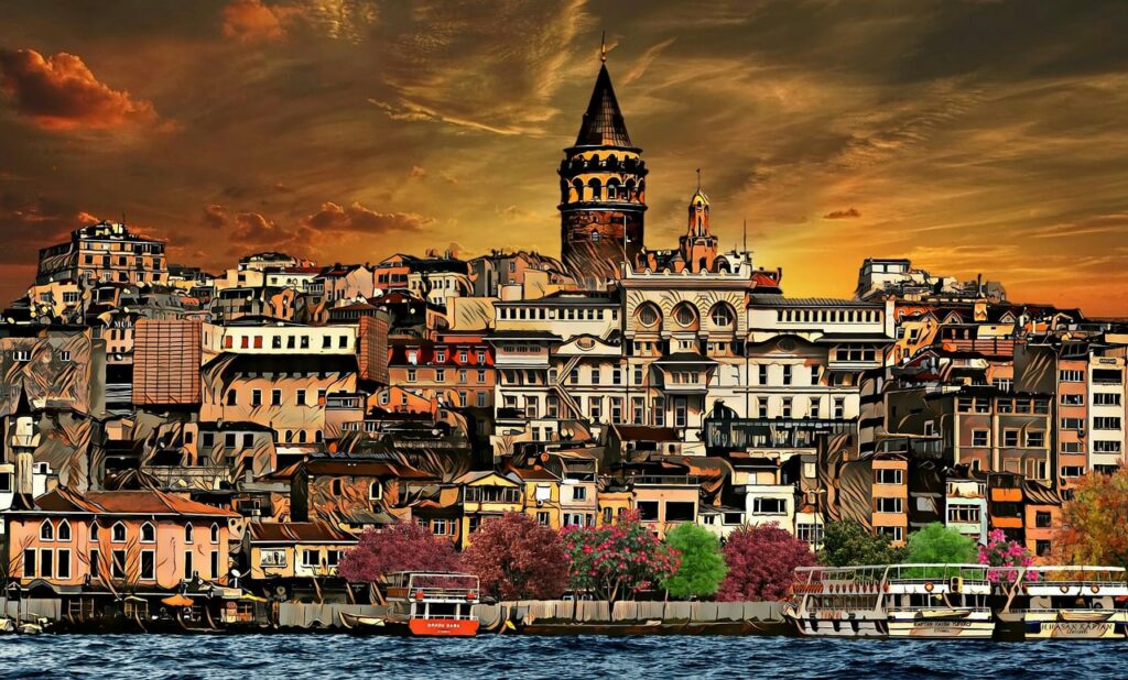 En sonunda turizm gelirlerine sarıldık. - galata istanbul turkiye
