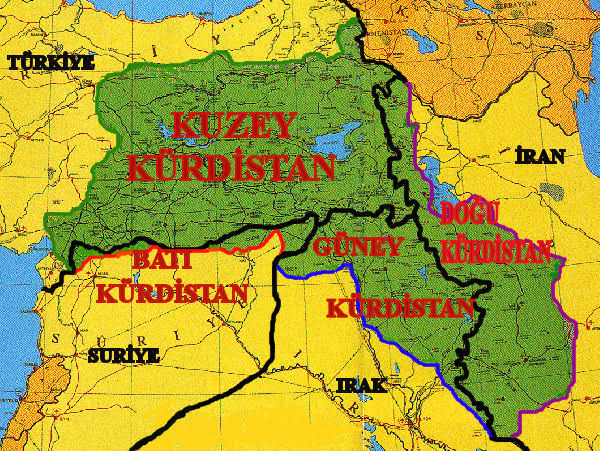 Soykırımcı İsrail'in Başbakanı faşist Binyamin Netahyahu'nun oğlu Yair Netanyahu Türkiye topraklarını da içine alan sözde 'Kürdistan' haritası paylaştı. X hesabından yayınladığı haritasıyla beraber “Bütün gözler Kürdistan’ın üzerinde! Türkiye’nin Kürtlere yaptığı soykırım dursun! Türkiye, İran, Irak ve Suriye’nin Kürdistan üzerindeki baskı ve işgali dursun! Hür hür Kürdistan!” gibi açıklamalar ekleyerek, boyuna bakmadan Amerikanın BOP projesinin gönüllü sözcülüğüne soyunmuş bu zavallı çocuk… - abd irak savasi sirasinda ortaya cikan kurdistan haritalari