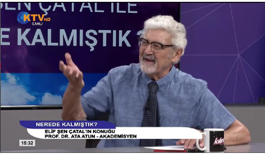 KIBRIS TV’de 8 Ağustos‘ta Elif Şen Çatal’ın sunduğu NEREDE KALMIŞTIK Programında Haniyye Suikastının detayı ve sonuçlarını, İran Cumhurbaşkanı İLE Devrim Muhafızları, İsrail Arap savaşlarının geçmişi ve Filistinin geleceği, AB’nin ekonomik durumu ve geleceği, ABD’nin vekalet savaşları, Doların güç kaybedeceği ile Orta Doğu’nun geleceği konularına değindim. - KIBRIS TV ELIF SEN 1