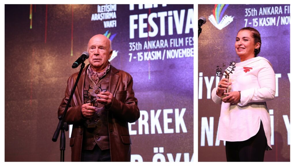 35. Ankara Film Festivali'nde ulusal yarışmaların kazananları belli oldu. Jüri başkanlığını Onur Saylak'ın yaptığı ve 12 kategoride ödüllerin dağıtıldığı Ulusal Uzun Film Yarışması'nda En İyi Film Ödülü, geçtiğimiz hafta kaybettiğimiz Ankara Film Festivali Başkanı İnci Demirkol'un anısına verildi. "Hemme'nin Öldüğü Günlerden Biri" adlı film En İyi Film seçilirken, yönetmeni Murat Fıratoğlu da En İyi Yönetmen Ödülü'nün sahibi oldu. Gecede ayrıca, Mahmut Tali Öngören En İyi İlk Film Ödülü, Doğuş Algün'ün yönettiği "Ölü Mevsim"e, Onat Kutlar En İyi Senaryo Ödülü de "Döngü" ile Erkan Tahhuşoğlu'na verildi. Festivalin Ulusal Belgesel Film Yarışması'nda En İyi Film Bahar Bektaş'ın yönettiği "Sürgün Asla Bitmez" filmine giderken, Ulusal Kısa Film Yarışması'nın en iyisi de Yakup Tekintangaç'ın yönettiği "Morî" oldu. - Uzun Film Erkek Oyuncu Odulu Buyuk Kusatma Alp Oyken 1