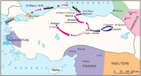 27 Aralık1919 tarihinde M. Kemal’in başkanı olduğu Temsil Heyeti Ankara’da Seymen Alayı ile karşılanmıştı! - mustafa kemal 19 mayis samsunda baslayan sivas kayseri haci bektas mucur kirsehir beynam ankara yolculugu