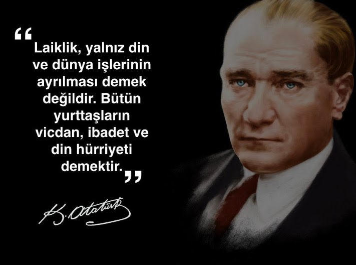 Bir gazetenin ve AA haberine göre: - laiklik ataturk